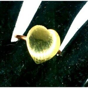 Brass Heart & Copper Ring